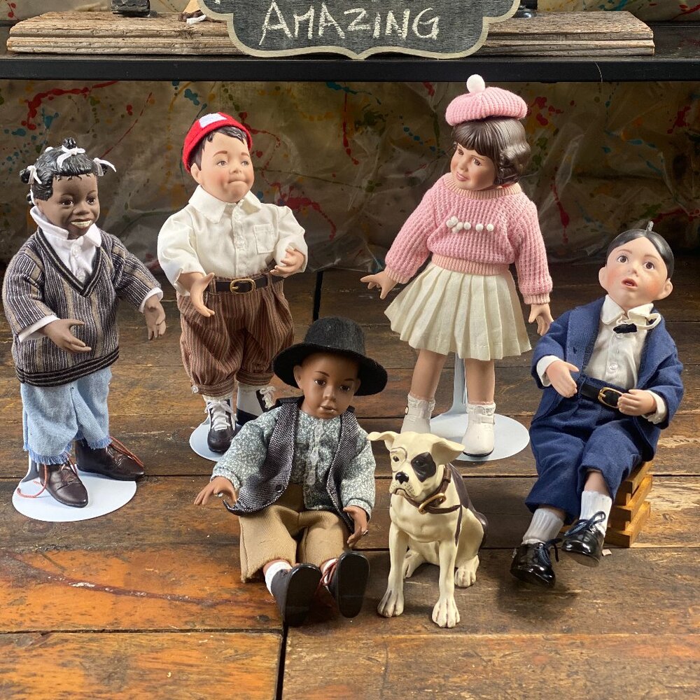 Vintage Pop Culture Eclectic Shelf Decor Little Rascals Ashton-Drake Buckwheat